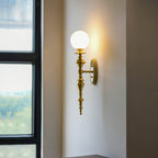 Garnelwell Brass Wall Light-Moonnatur