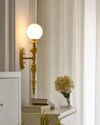 Garnelwell Brass Wall Light-Moonnatur