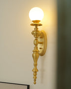 Garnelwell Brass Wall Light-Moonnatur