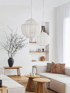 Breniel Fabric Pendant Light-Moonnatur