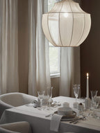 Breniel Fabric Pendant Light-Moonnatur