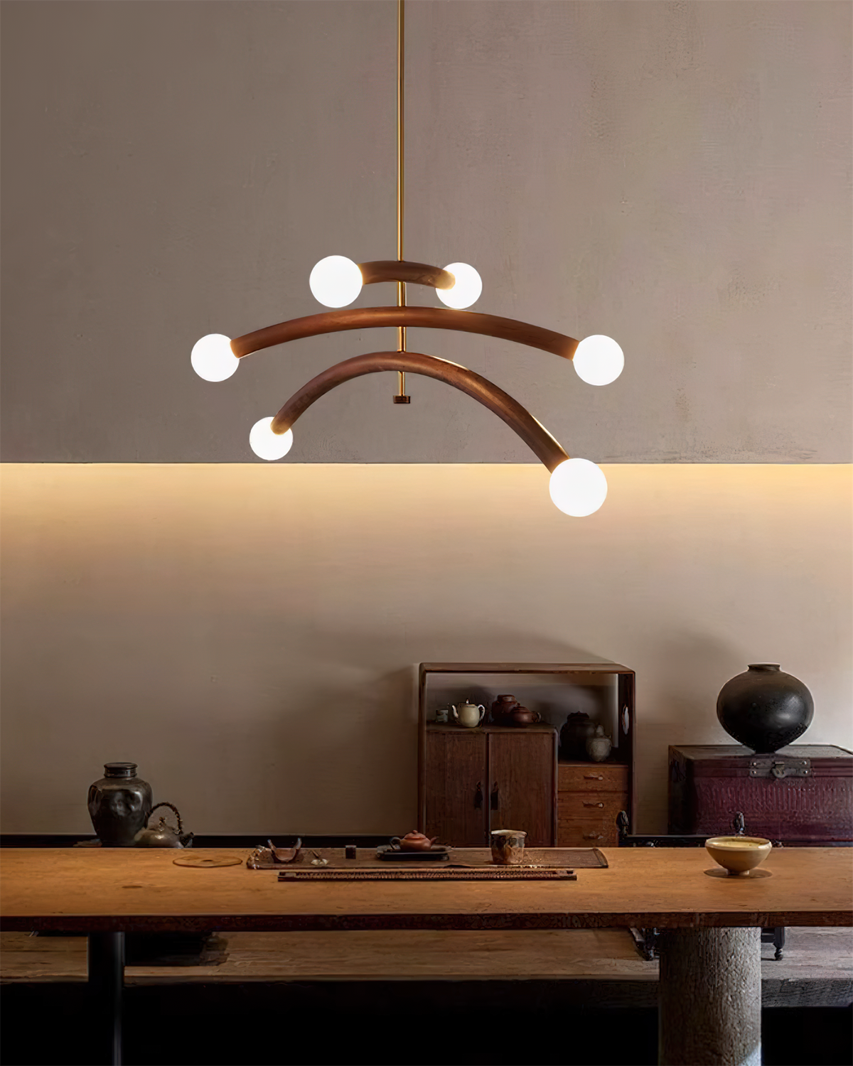 Morreliel Glass Chandelier-Moonnatur
