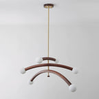 Morreliel Glass Chandelier-Moonnatur