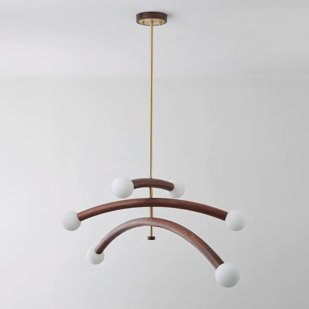 Morreliel Glass Chandelier-Moonnatur