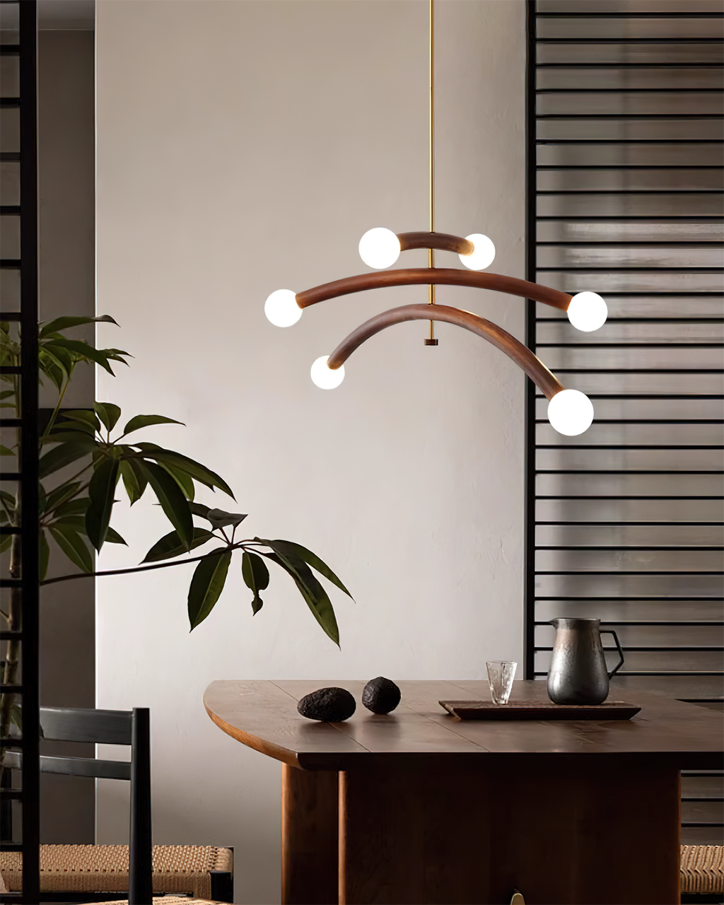 Morreliel Glass Chandelier-Moonnatur