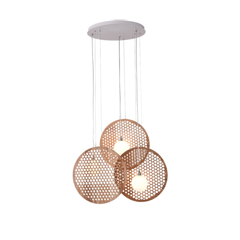 Fenniel Wood Chandelier-Moonnatur