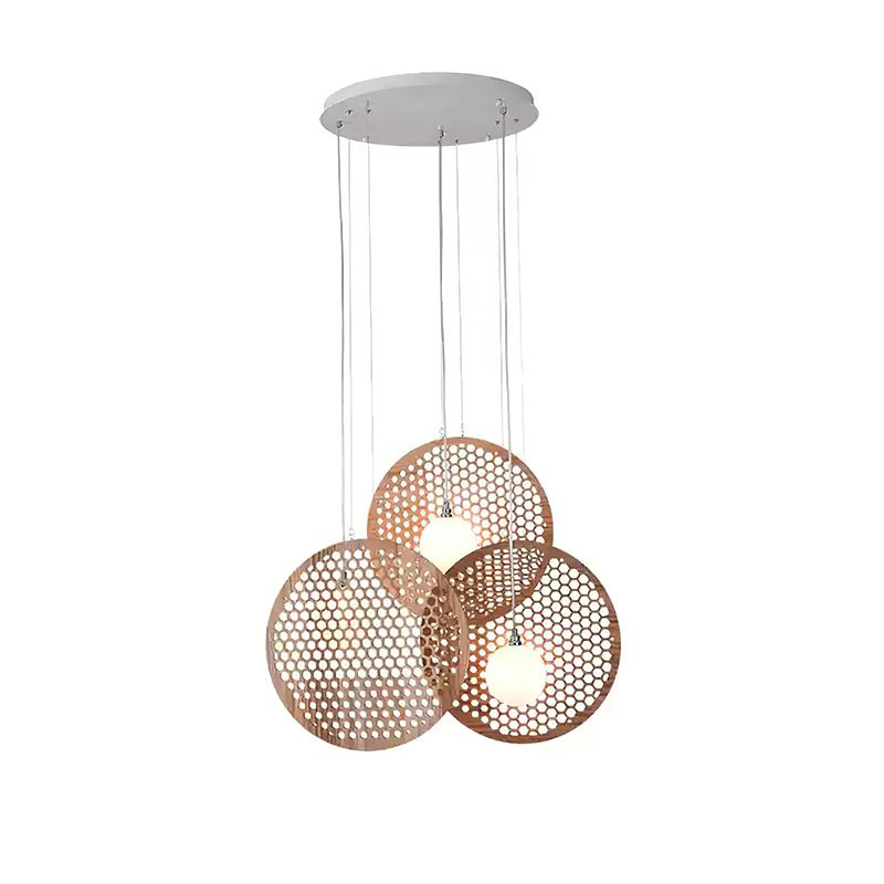 Fenniel Wood Chandelier-Moonnatur