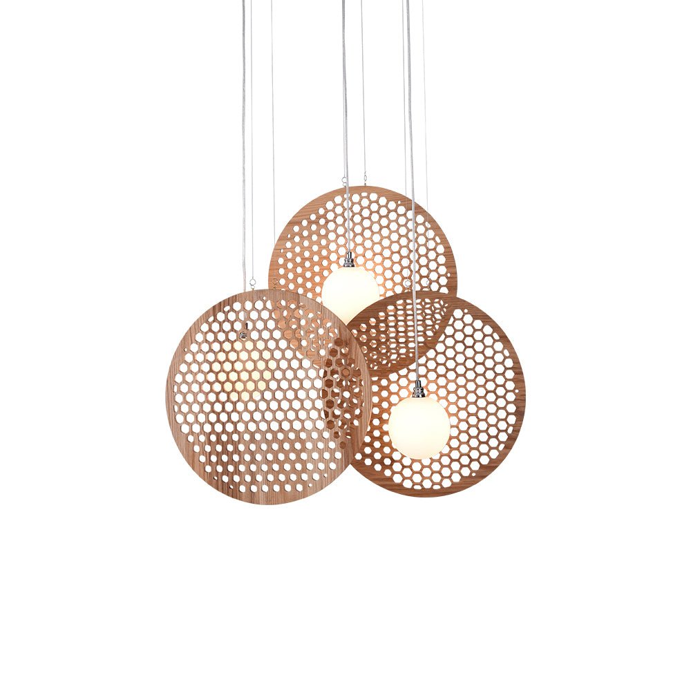 Fenniel Wood Chandelier-Moonnatur
