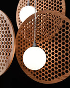 Fenniel Wood Chandelier-Moonnatur