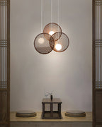 Fenniel Wood Chandelier-Moonnatur