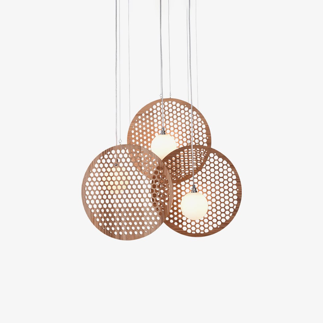 Fenniel Wood Chandelier-Moonnatur