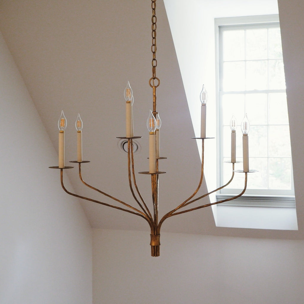 Mardenrose Brass Chandelier-Moonnatur