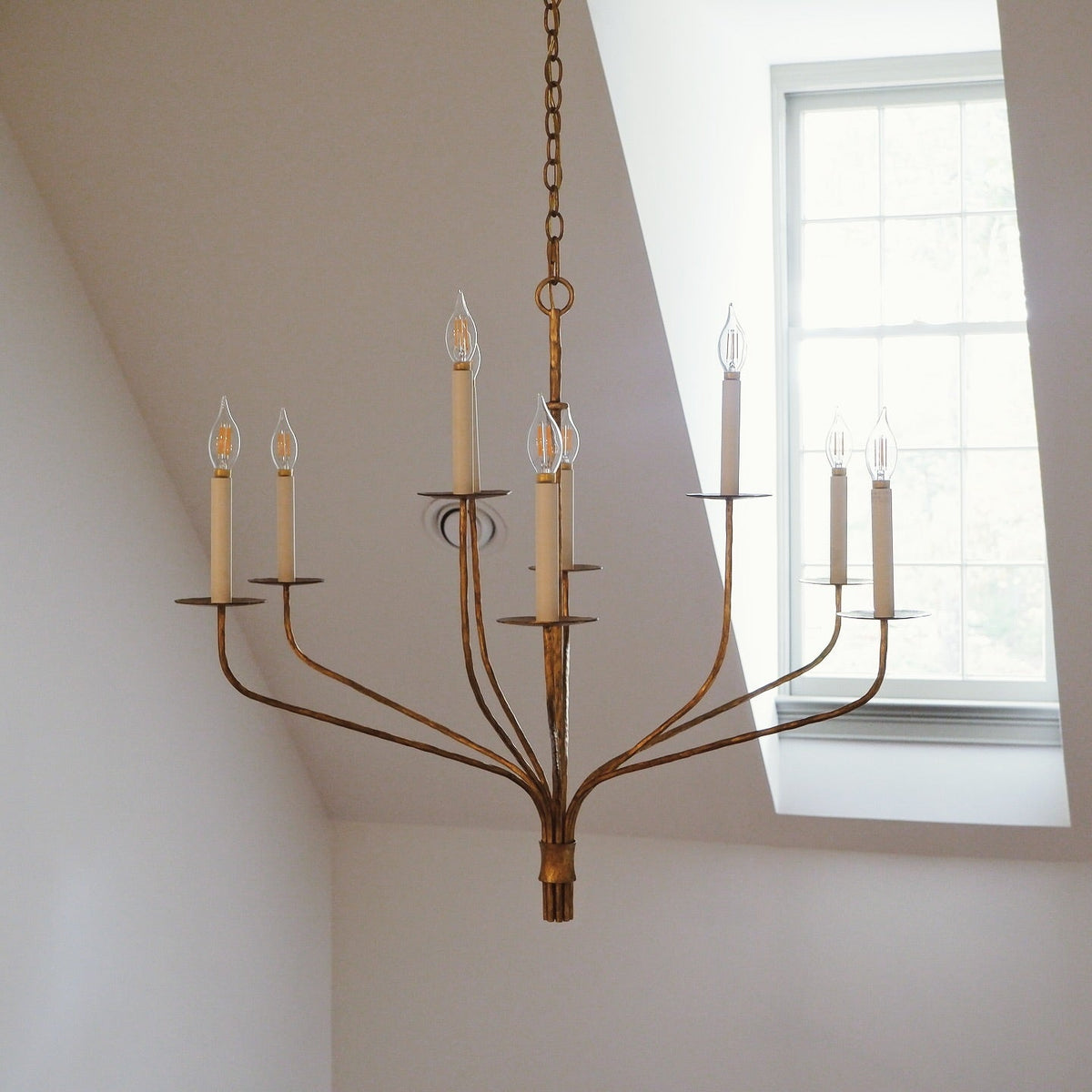 Mardenrose Brass Chandelier-Moonnatur