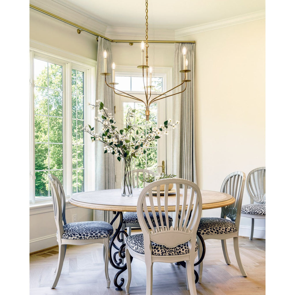 Mardenrose Brass Chandelier-Moonnatur