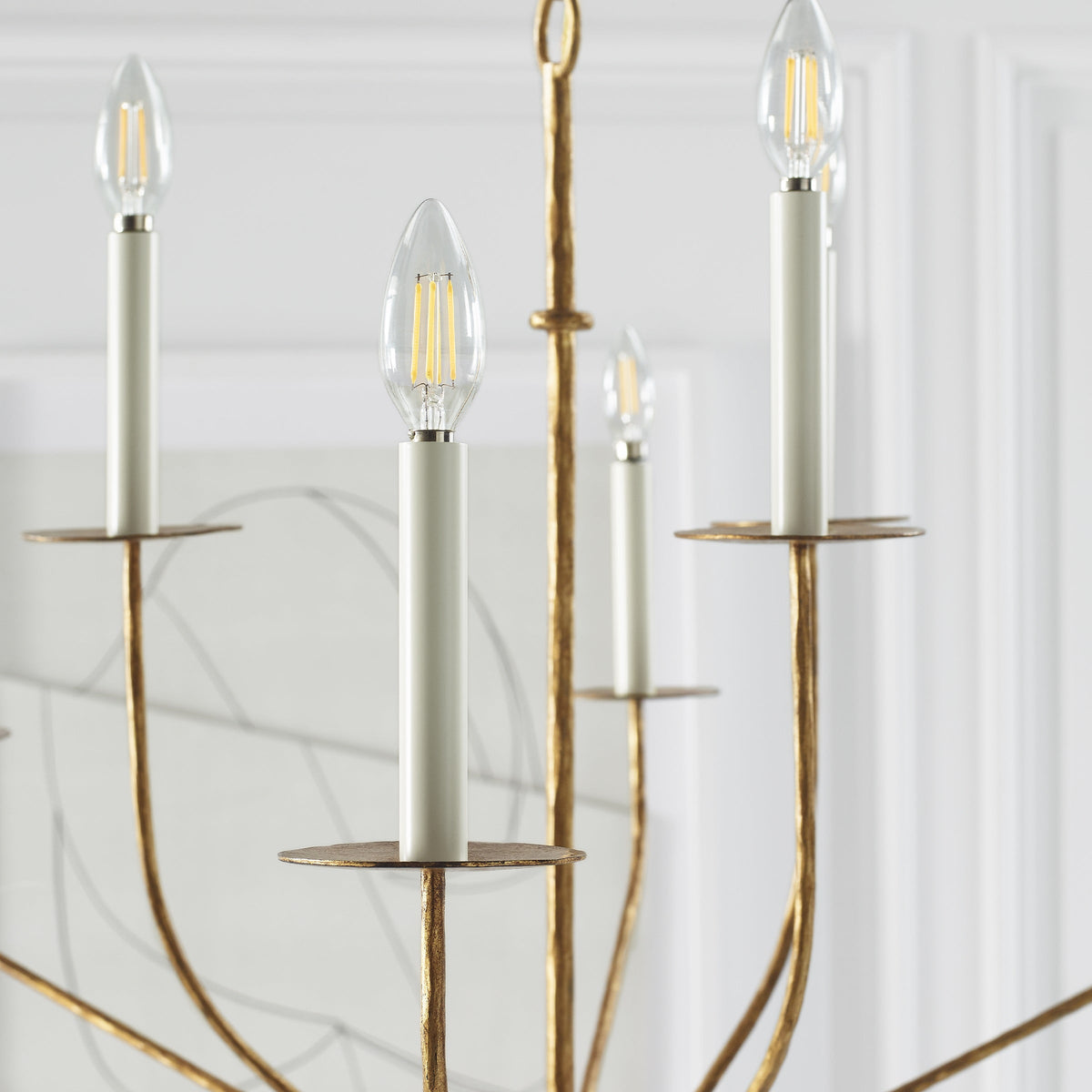Mardenrose Brass Chandelier-Moonnatur