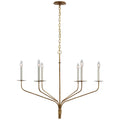 Mardenrose Brass Chandelier-Moonnatur