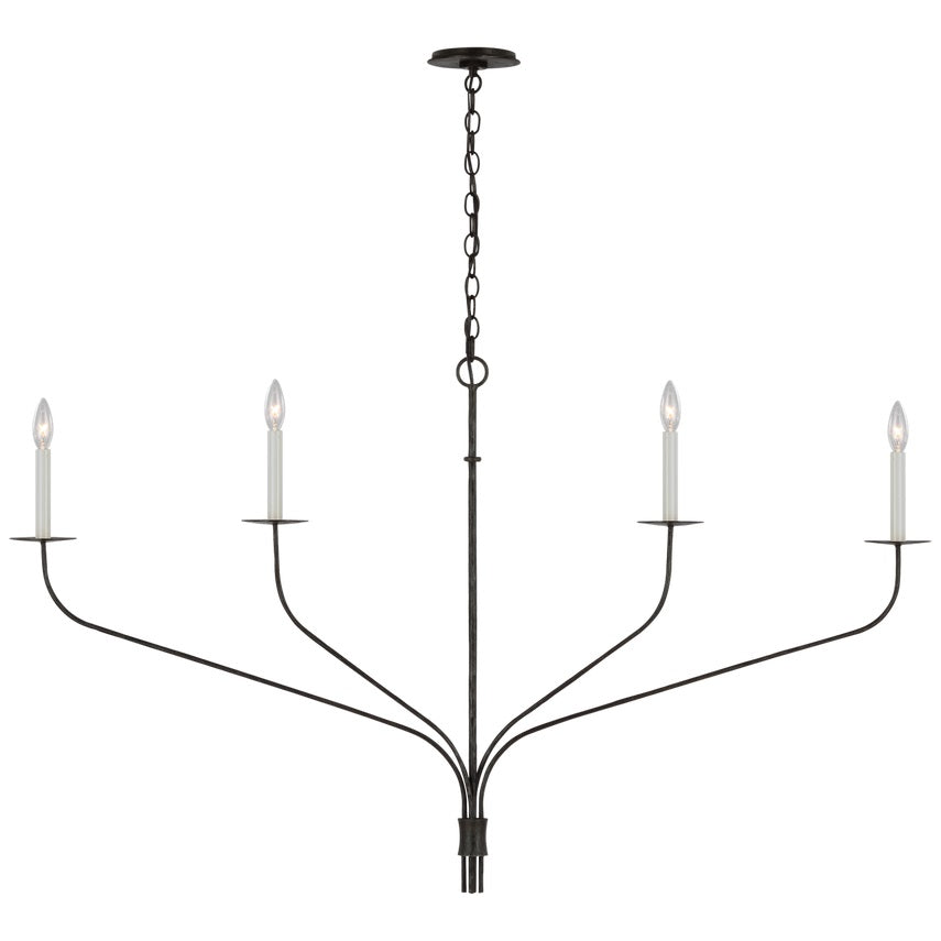 Mardenrose Brass Chandelier-Moonnatur