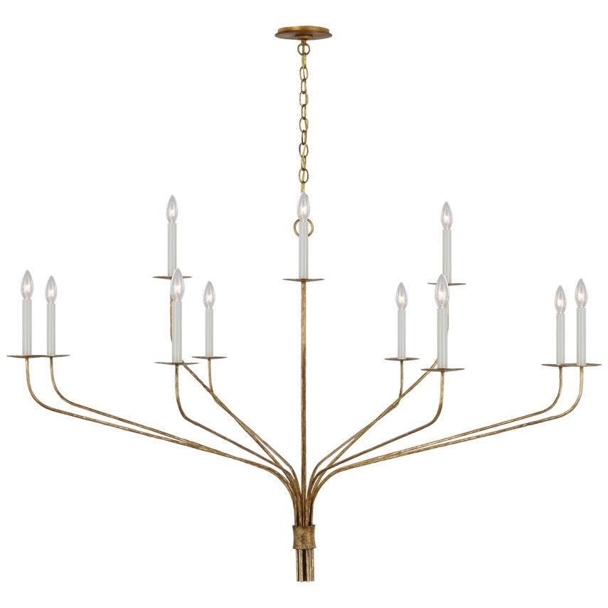 Mardenrose Brass Chandelier-Moonnatur