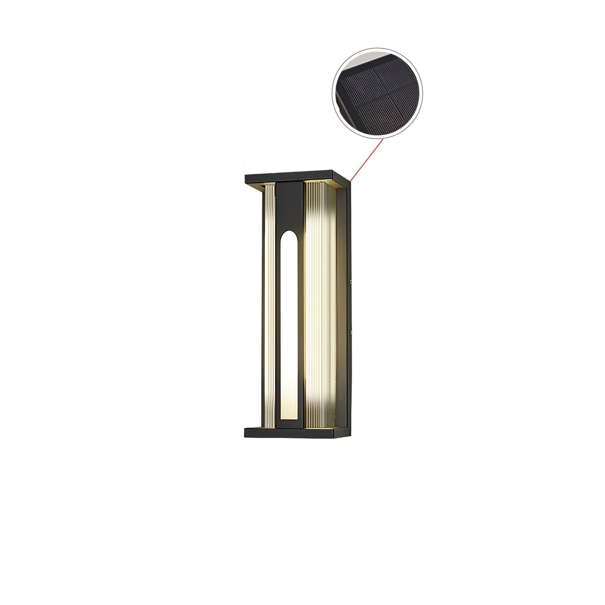 Hadrina Stainless Steel Wall Light-Moonnatur