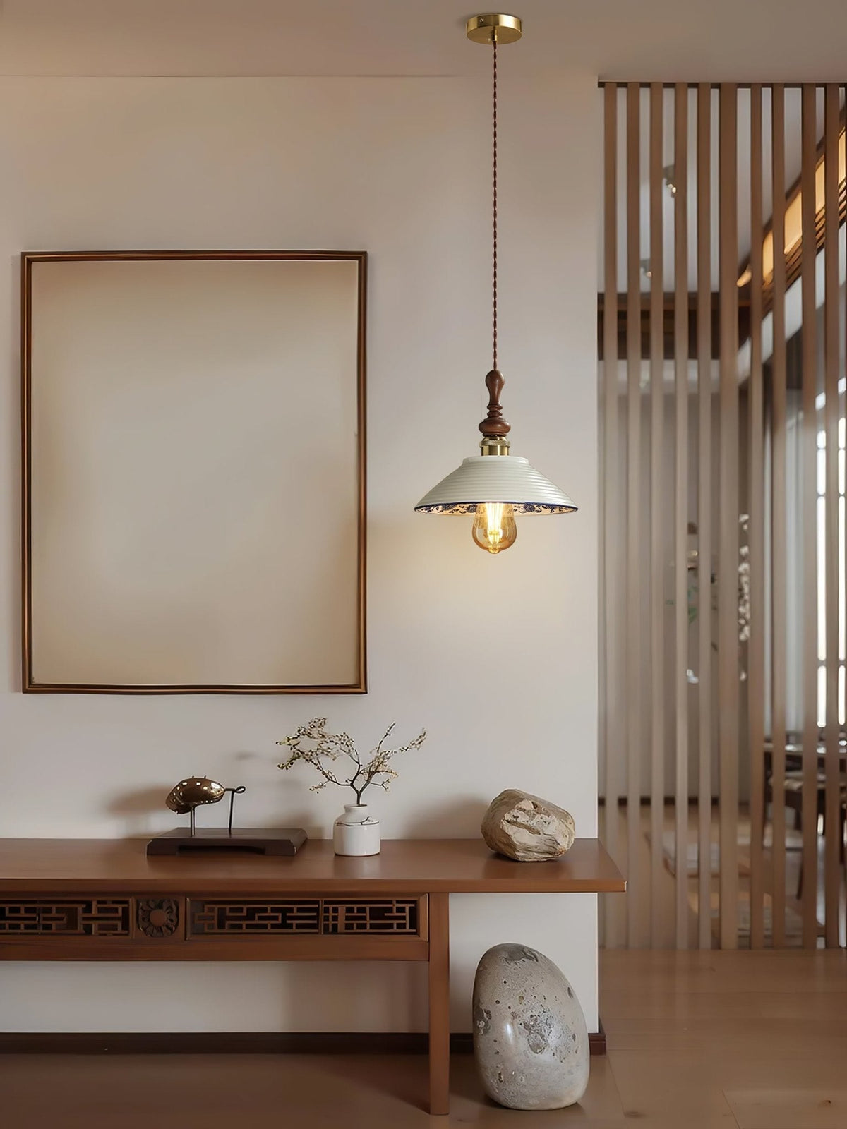 Cumberelia Ceramic Pendant Light-Moonnatur