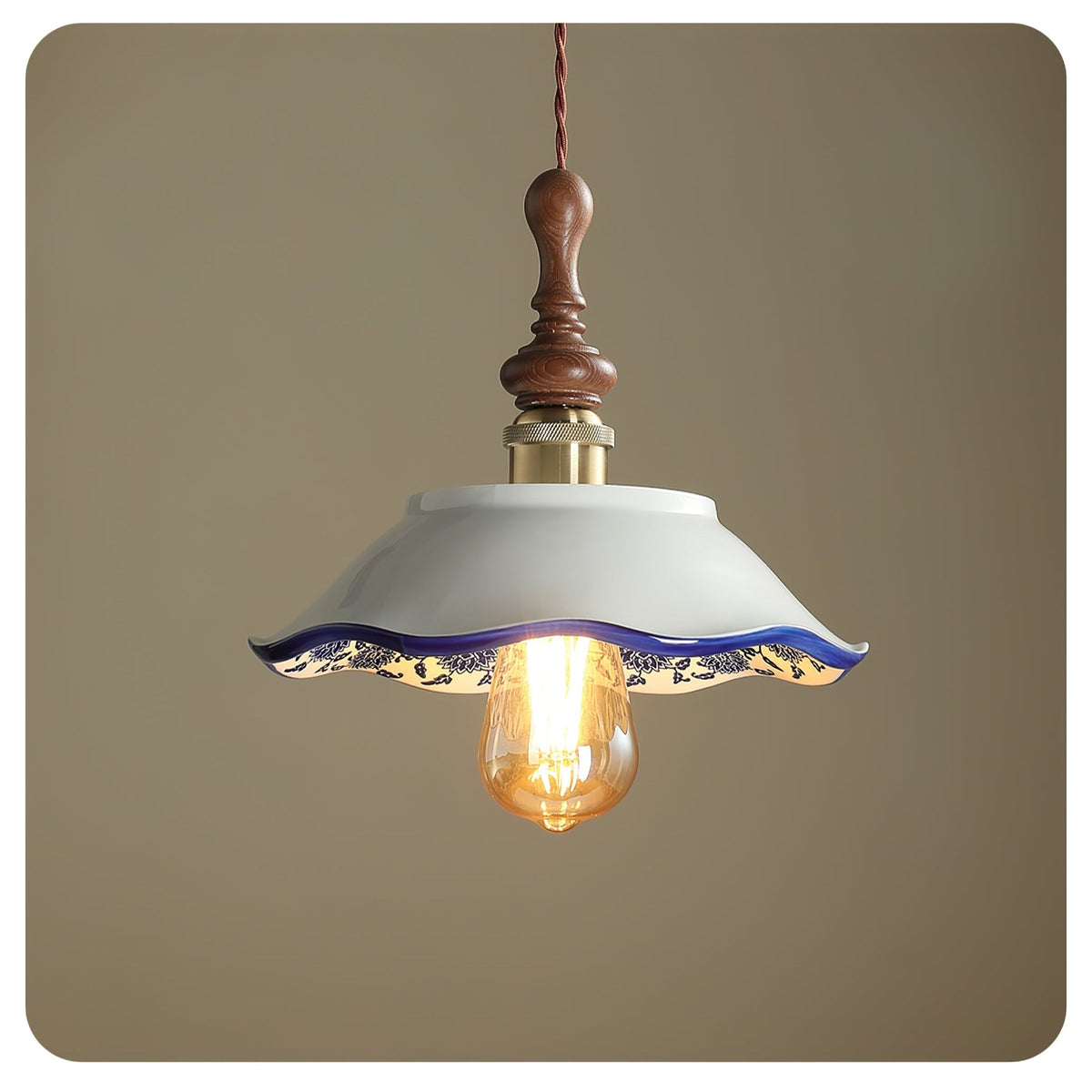 Cumberelia Ceramic Pendant Light-Moonnatur