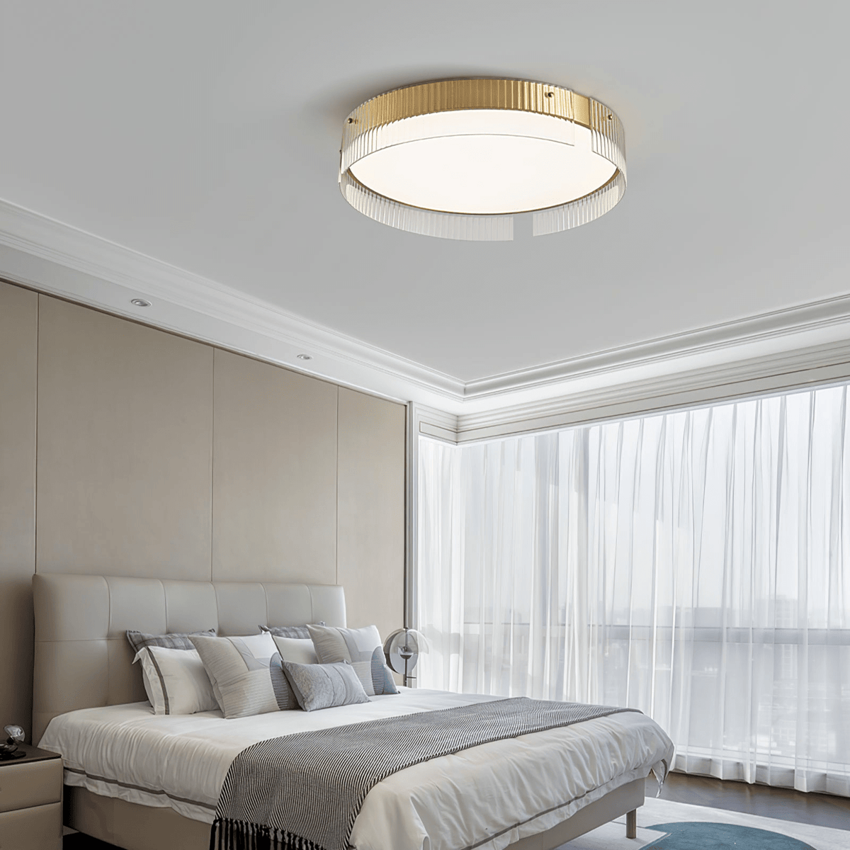 Tareneth Acrylic Ceiling Light-Moonnatur