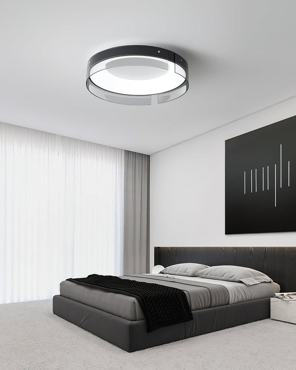 Tareneth Acrylic Ceiling Light-Moonnatur