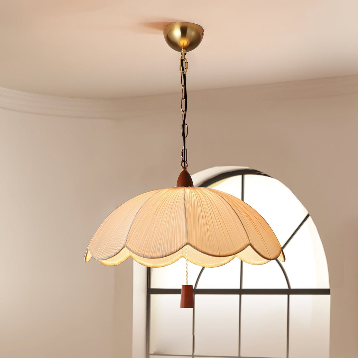 Carnelgrove Fabric Pendant Light-Moonnatur