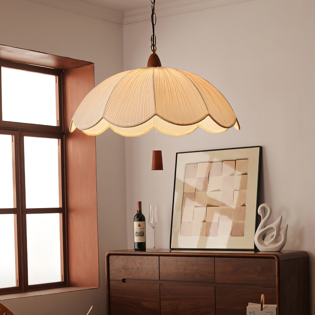 Carnelgrove Fabric Pendant Light-Moonnatur