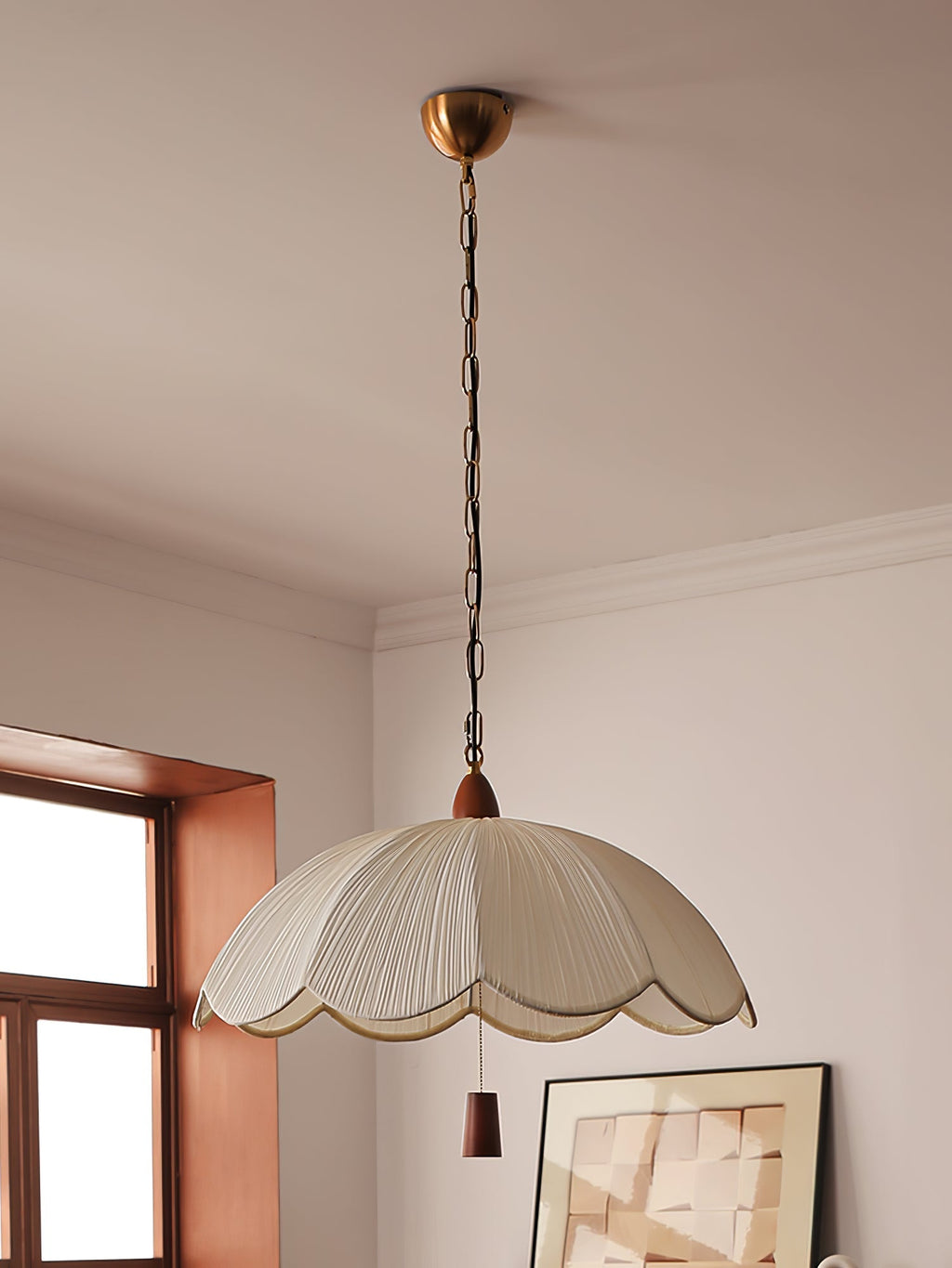 Carnelgrove Fabric Pendant Light-Moonnatur