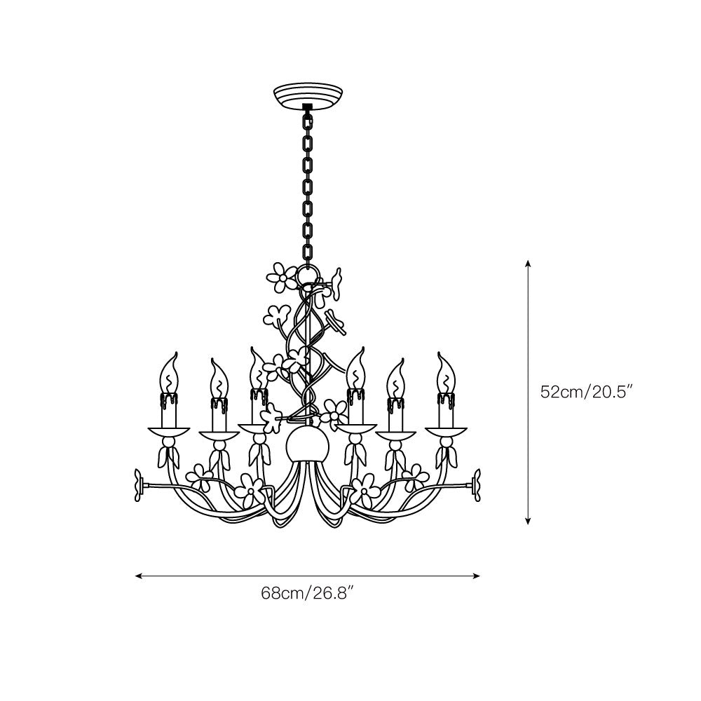 Lorrenlark Crystal Chandelier-Moonnatur