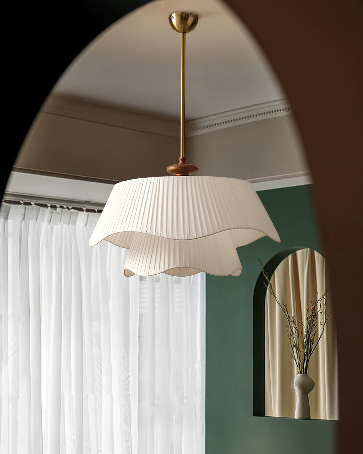 Dawnmere Glass Pendant Light-Moonnatur
