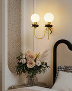 Lareneth Glass Wall Light-Moonnatur