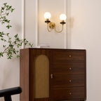 Lareneth Glass Wall Light-Moonnatur