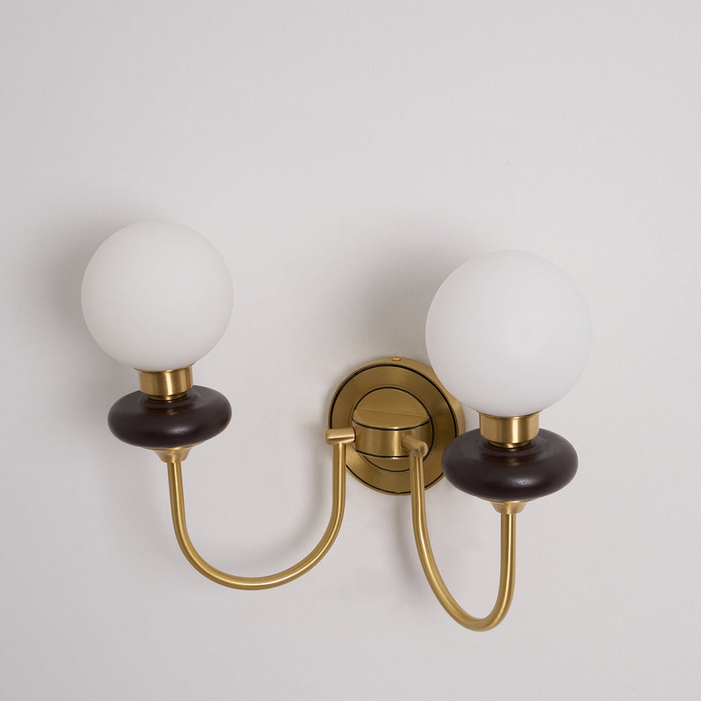 Lareneth Glass Wall Light-Moonnatur