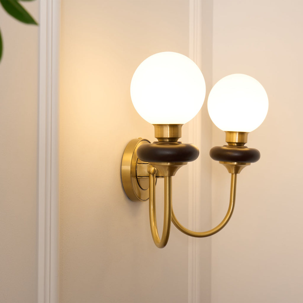 Lareneth Glass Wall Light-Moonnatur