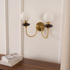 Lareneth Glass Wall Light-Moonnatur