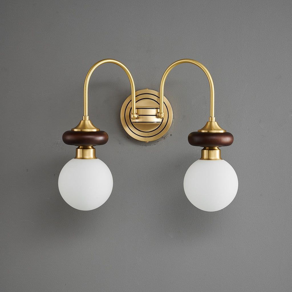 Lareneth Glass Wall Light-Moonnatur