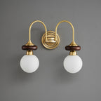 Lareneth Glass Wall Light-Moonnatur