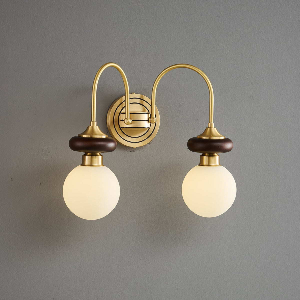 Lareneth Glass Wall Light-Moonnatur