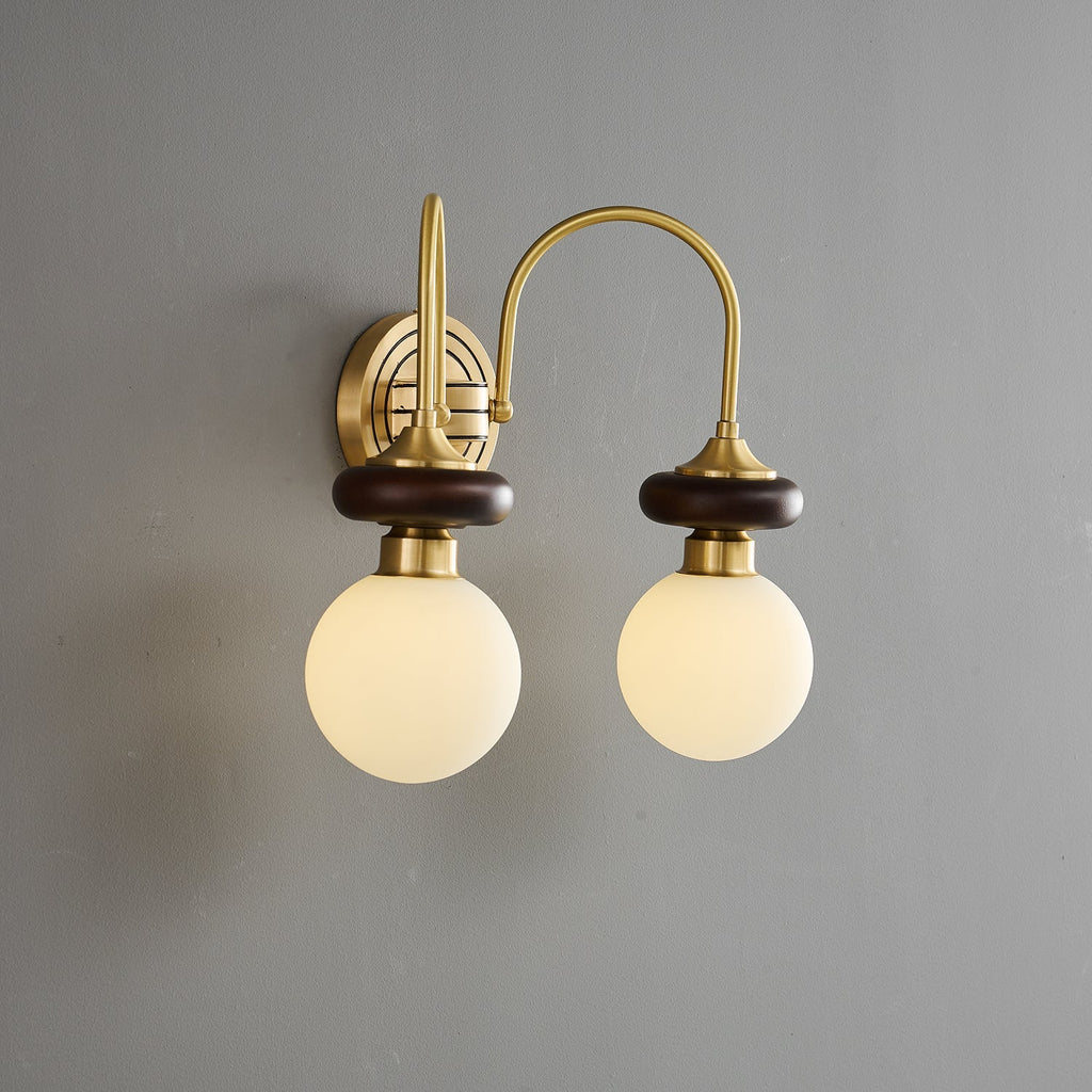 Lareneth Glass Wall Light-Moonnatur
