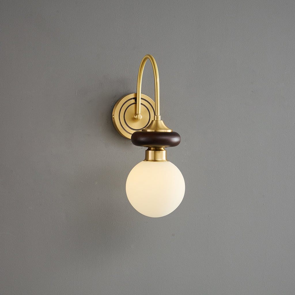 Lareneth Glass Wall Light-Moonnatur