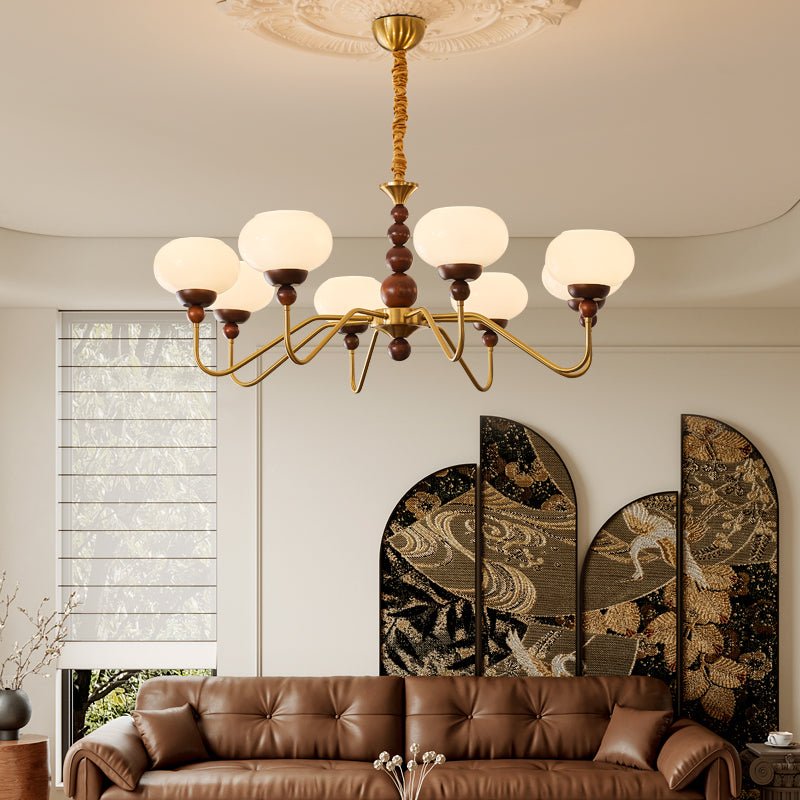 Verdeneth Glass Chandelier-Moonnatur
