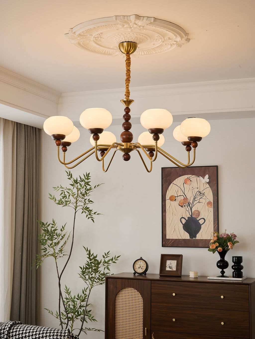 Verdeneth Glass Chandelier-Moonnatur