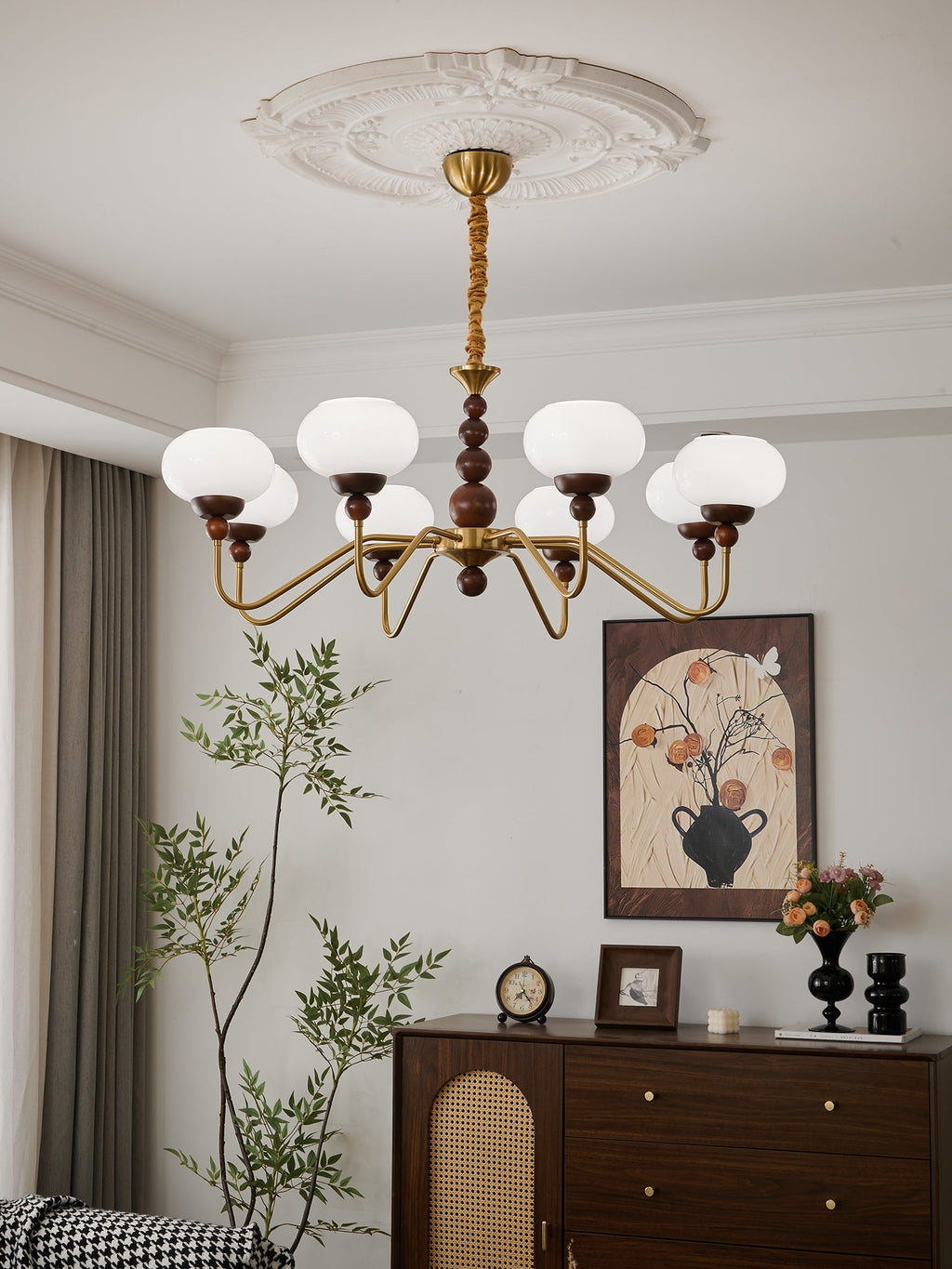 Verdeneth Glass Chandelier-Moonnatur