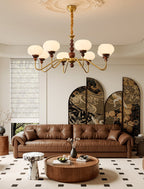 Verdeneth Glass Chandelier-Moonnatur