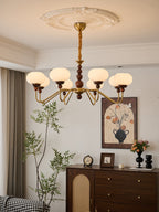 Verdeneth Glass Chandelier-Moonnatur