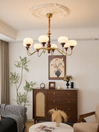 Verdeneth Glass Chandelier-Moonnatur