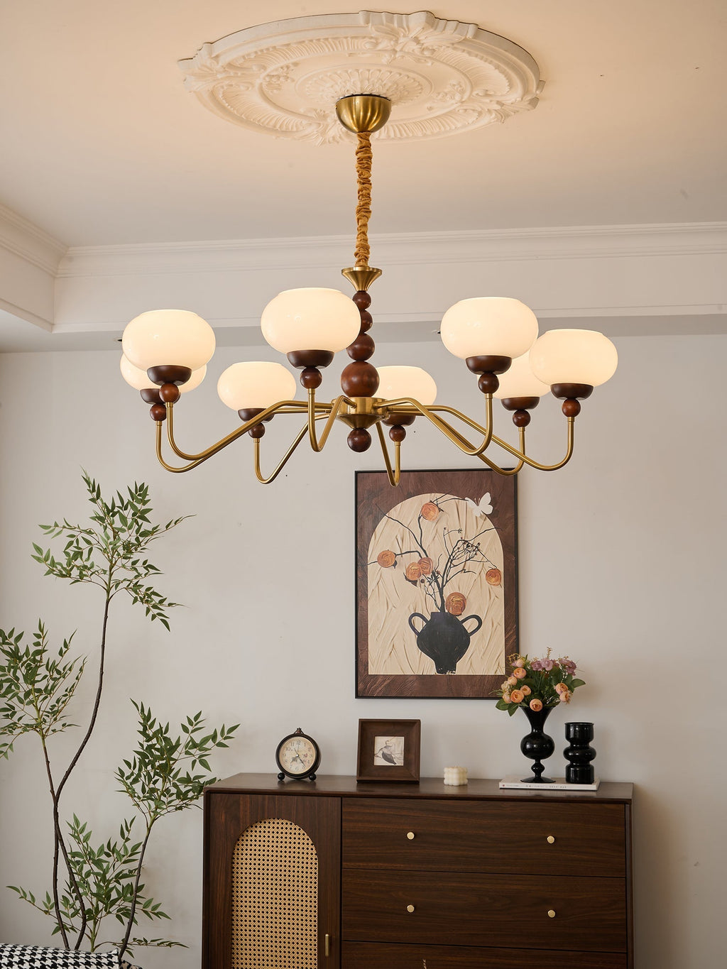 Verdeneth Glass Chandelier-Moonnatur