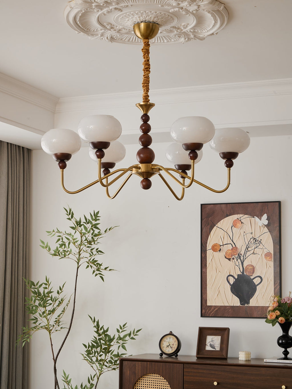 Verdeneth Glass Chandelier-Moonnatur
